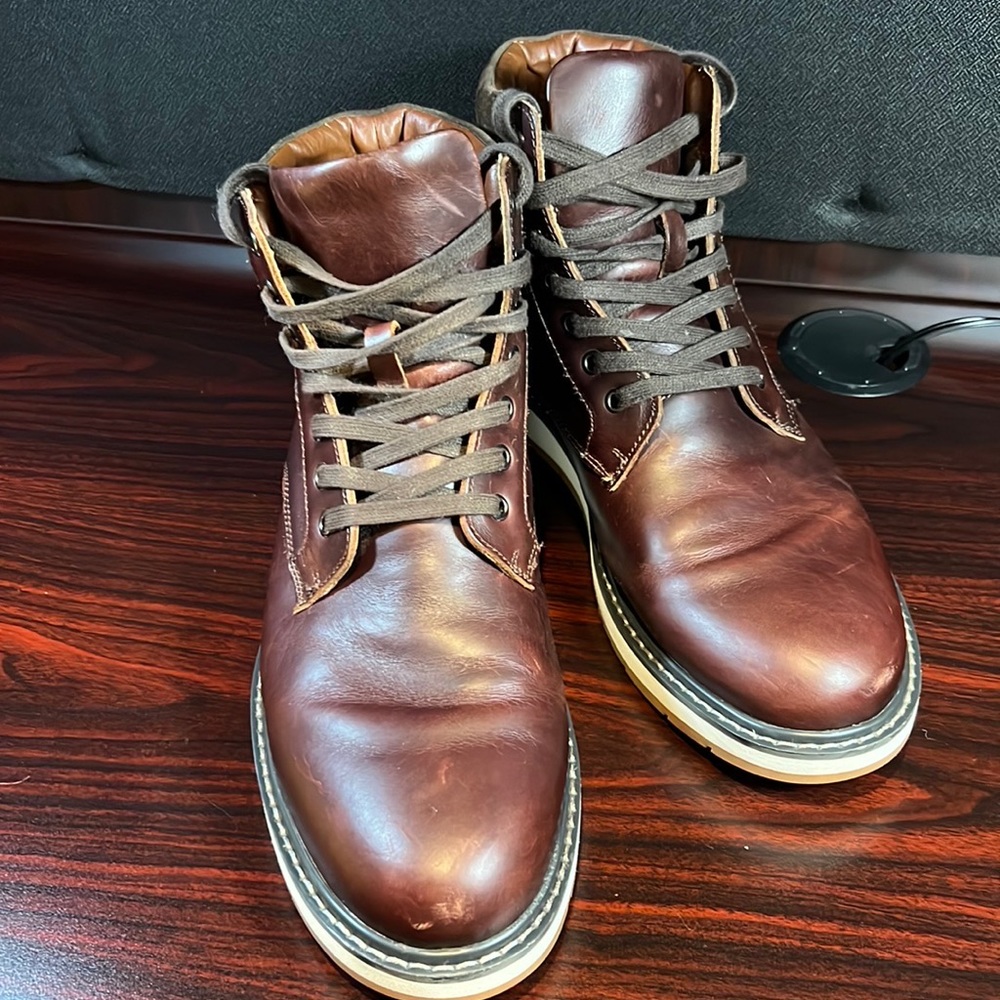 Express Men's Brown Leather Lace-Up Boots *SALE* Saying Goodbye to Poshmark Sale